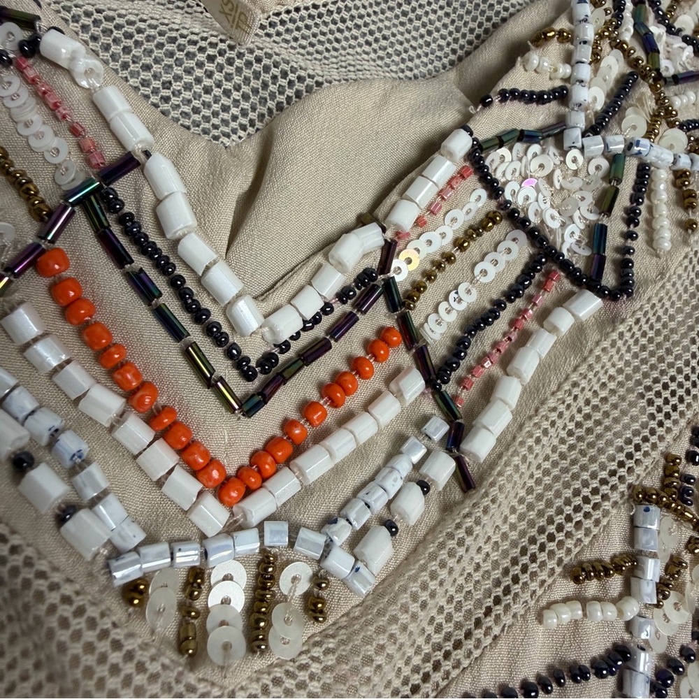 Free People Ancient Mystery Beaded Shift Dress - Picture 4 of 10